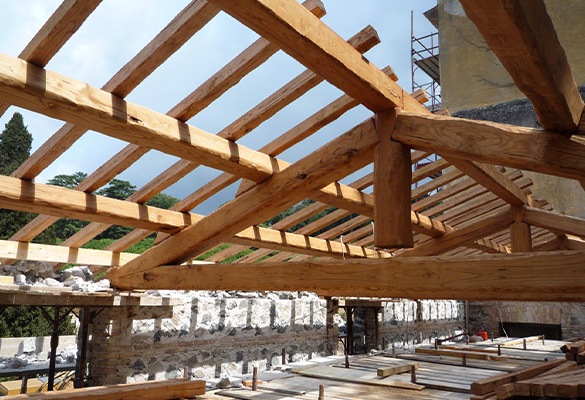 Entreprise de charpente  à Bergers (38420) en Isère (38).